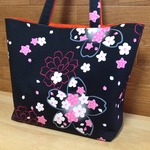 【送料無料】桜舞うトートバッグ