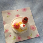 ミニチュア 和菓子とお茶セット
