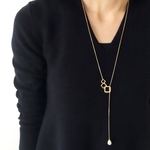 sikaku long necklace
