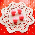 レトロポップ★ピンクのコミックノーズSサイズ★ぬいぐるみお鼻パーツ