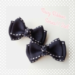 2点set＊Navyヘアクリップ