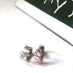 シルバー　ノンホールピアス　2WAY