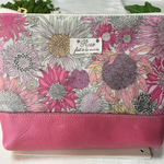 リバティ✖️革ポーチ