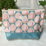 リバティ✖️革ポーチ