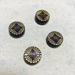 【再入荷】16mm ドイツ製アクリルビーズ 4pcsセット＊ネイビー