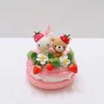 いちごのマカロン
