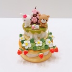 お花見&いちごのクッキーサンド