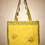 にゃんこ猫刺繍トートバッグ