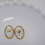 【再販】かすみ草ドライフラワーピアス＊イヤリング