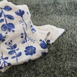  再.....販   *碧*  北欧風 ８重ガーゼケット　花
