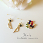 （6color）トライアングルピアス