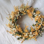 【春限定】　ミモザのリース