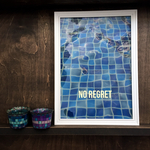 A4インテリアポスター No regret