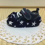  靴カバー☆紺色スター