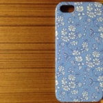 iphone4s/5/5s/SE/6/6s/7*カペル*水色リバティ*カバー・スマホケース