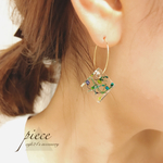 ◇。かすみそう つぼみのピアス。◇