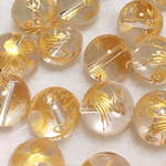 四神獣 【南方朱雀】水晶彫り 3個 10mm 天然石 粒売り