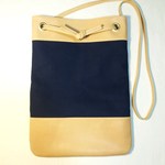 mie様オーダー*革×帆布*斜めがけショルダーバッグ