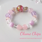 Cherry blossom petals オルゴナイトブレスレット