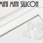 【送料無料】4種のミニミニシリコン 各1個×4種類　計4個　パーツ 素材 材料 レジン