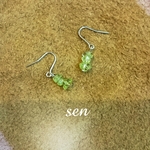 ペリドットのサザレピアス