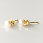 sale 淡水パール一粒ピアス 5mm 