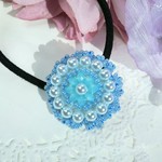 再再販  ブルーベリーヘアゴム