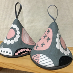 北欧可愛い大柄❁﻿三角鍋つかみ❁﻿２個セット