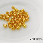 4mm《シルバー》透かし玉  100pcs