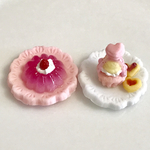 いちごゼリー & いちごカップケーキ クッキー添え