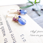 ＊再販＊14kgf  tanzanit × 2stones