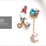 twinkle with… - hexagram & moon -