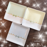 プレゼントにも♡名前入りリボン&ストライププレート