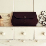 【　3Bottan wallet　Dark.brown oilヌメ / L　】