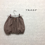 再…販＊size80〜90  ハーフリネンのかぼちゃパンツ
