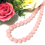 25粒◆ローズクォーツ◆8㎜ラウンド