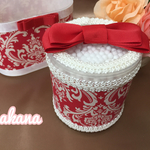 《セール》ダマスク柄♡綿棒ケース