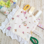 ⭐︎sale⭐︎カシャカシャおもちゃ♡レース、リボン付き
