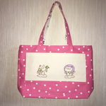 にゃんこ猫刺繍トートバッグ