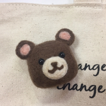 入園.卒園のお祝いに☆クマさんブローチ