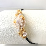 洋風つまみ細工 薔薇カチューシャ〈イエロー〉