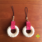 弓道  ペア2個 ミニ弦巻(つるまき)ストラップ③