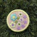 お花の刺繍ブローチ✴︎135