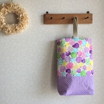 入園入学に…キャンディちょうちょ パープル系   シューズバック 