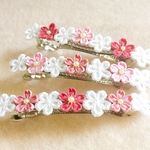 【特集掲載】桜のバレッタ　∗つまみ細工∗