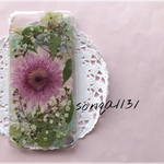 ♥iPhone7 plus♥ 押し花ケース《ボタニカルpurple》