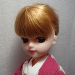 リカちゃん　着物　ピンク・花柄
