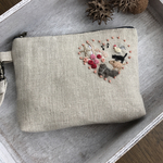 quartette ブレーメン 刺繍ポーチ