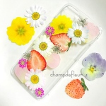 Springshower 押し花iPhoneケース