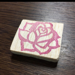 薔薇のはんこ